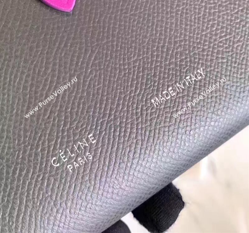 Celine large gray v wallet rose bag 4539