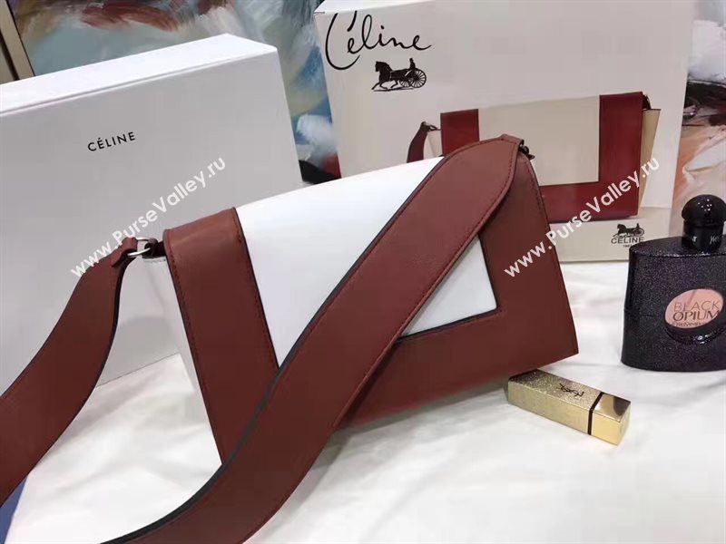 Celine Frame wine white bag 4641
