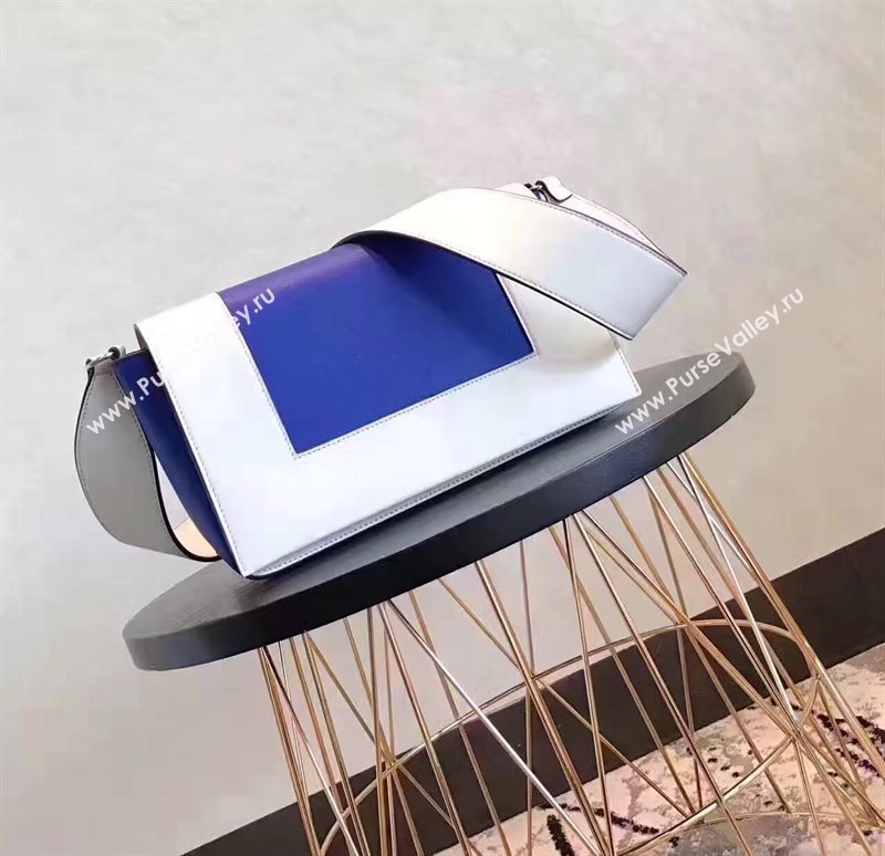 Celine Frame blue white bag 4645