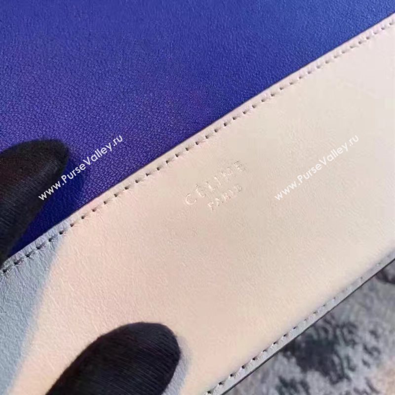 Celine Frame blue white bag 4645