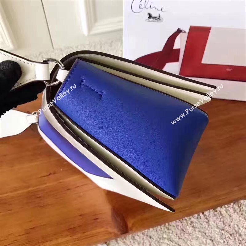 Celine Frame blue white bag 4645