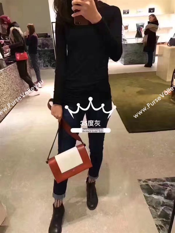 Celine Frame blue white bag 4645