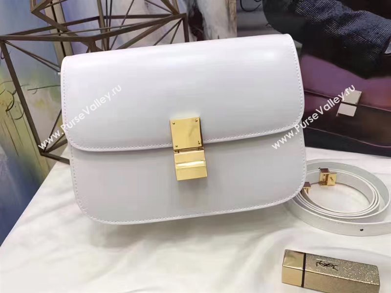 Celine classic white box bag 4647