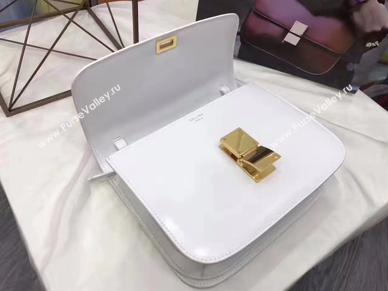 Celine classic white box bag 4647