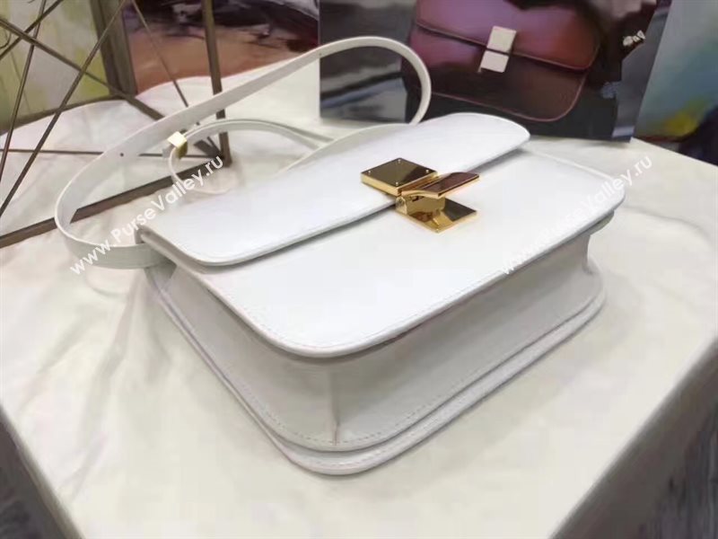 Celine classic white box bag 4647