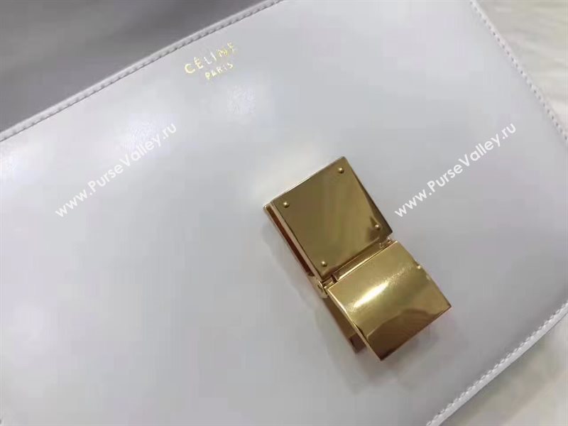 Celine classic white box bag 4647