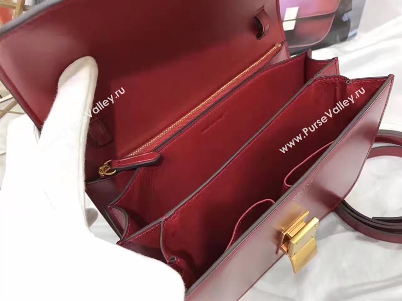 Celine classic wine box bag 4651