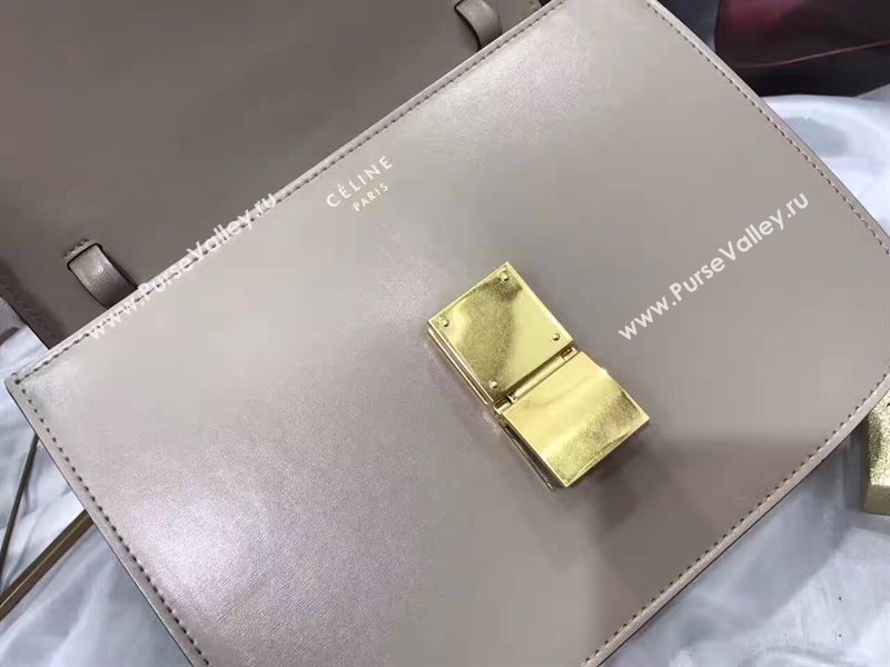 Celine gray box classic bag 4653