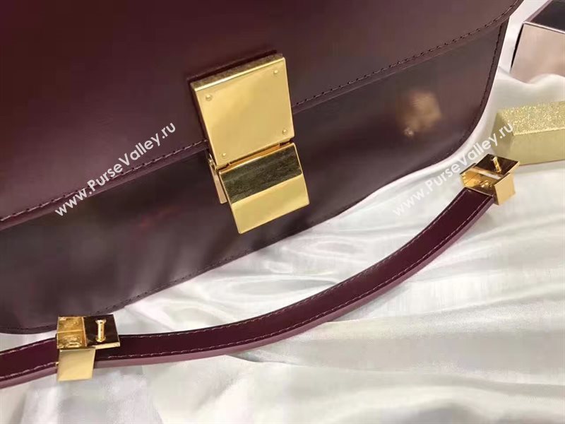 Celine wine box classic bag 4654