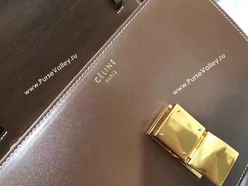 Celine tan box classic bag 4655