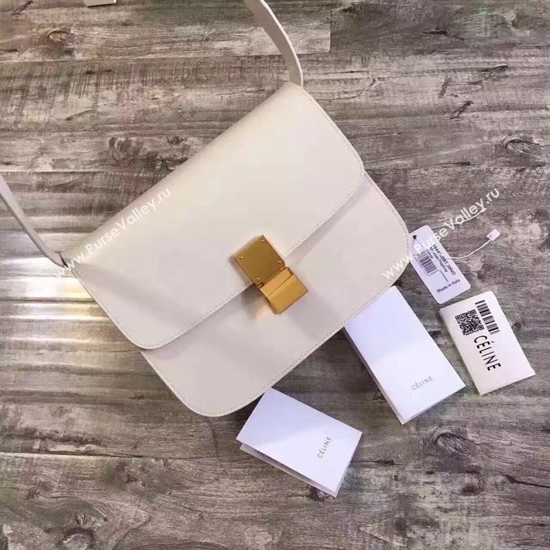 Celine white box classic bag 4657