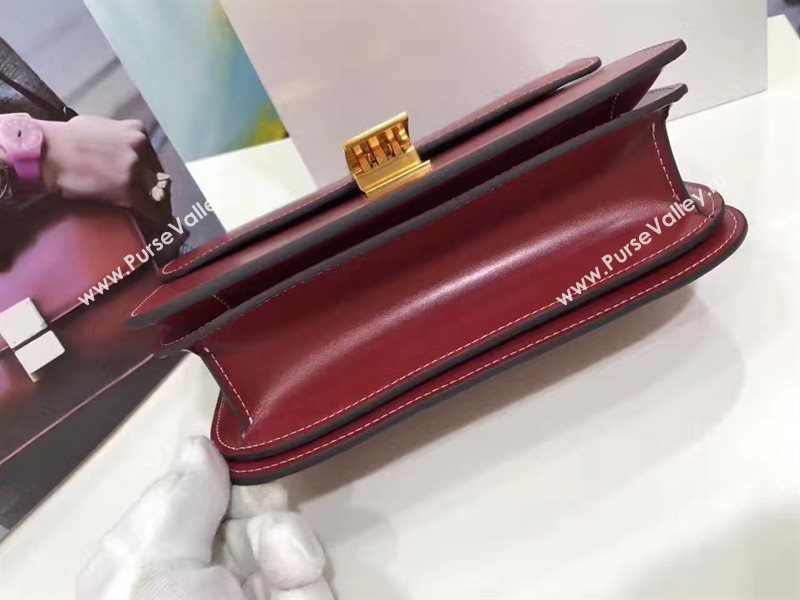 Celine wine box classic bag 4660