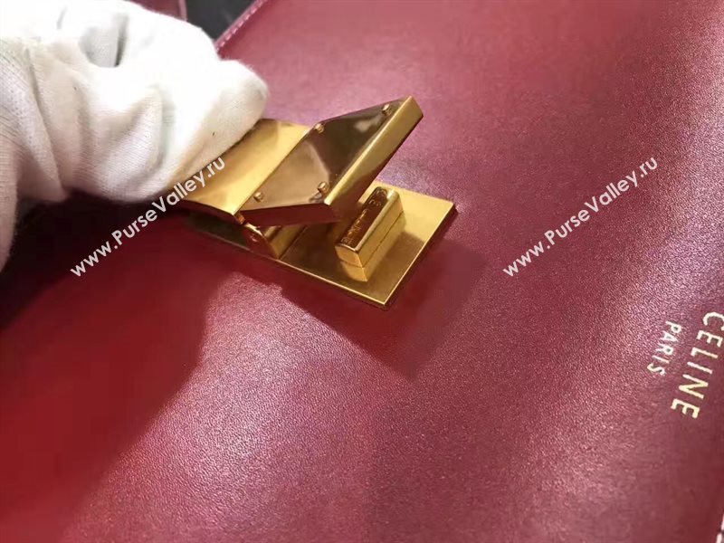 Celine wine box classic bag 4660