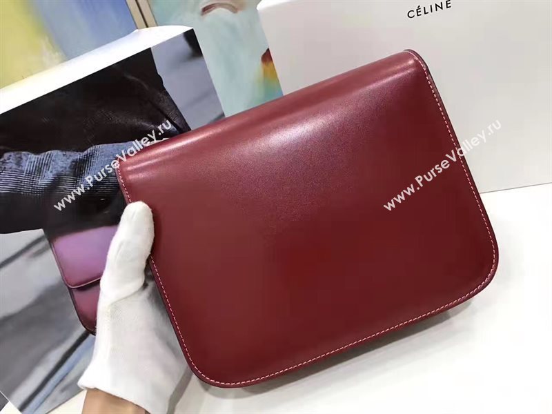 Celine wine box classic bag 4660