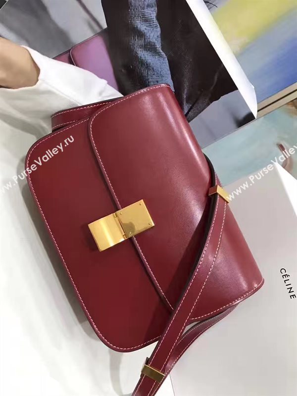 Celine wine box classic bag 4660