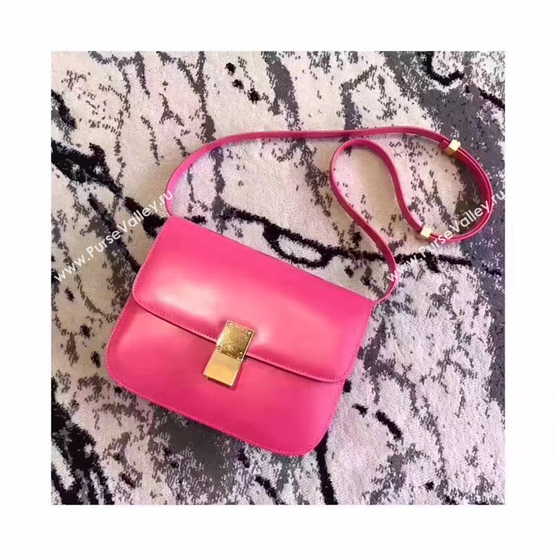 Celine classic box red rose bag 4663