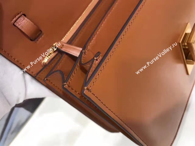 Celine classic box tan dark bag 4664