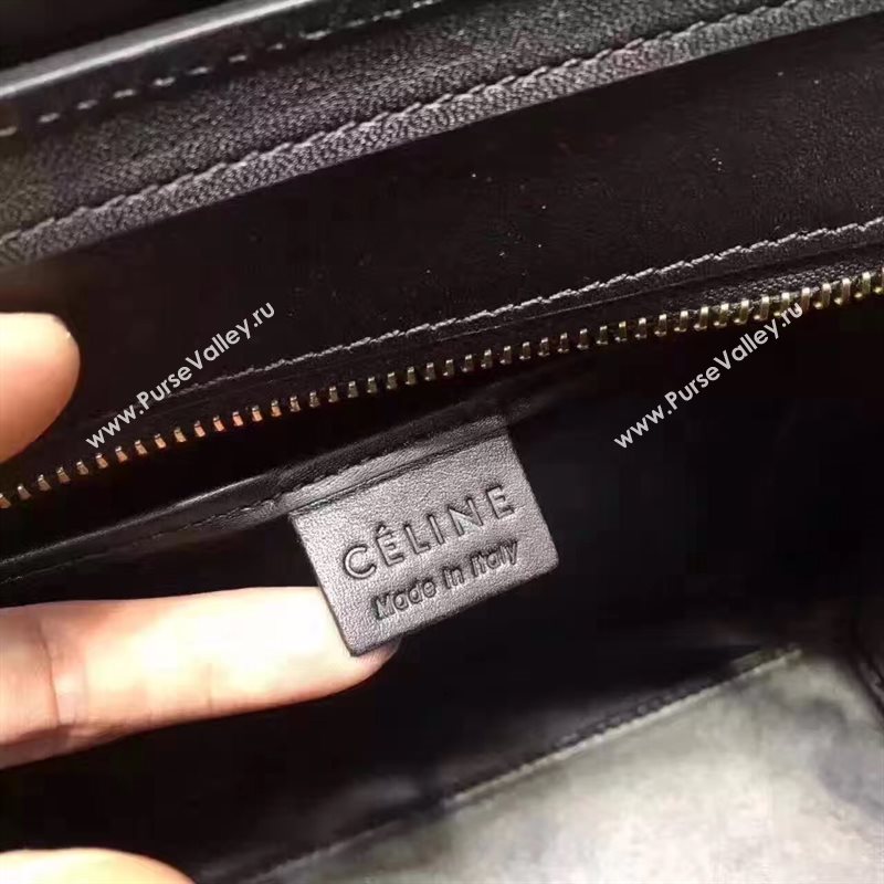 Celine nano Boston tri black yellow white bag 4669