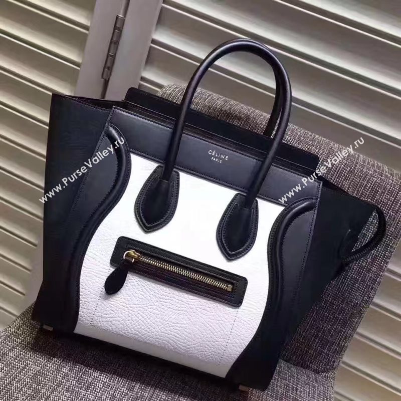 Celine medium black v Boston white bag 4671
