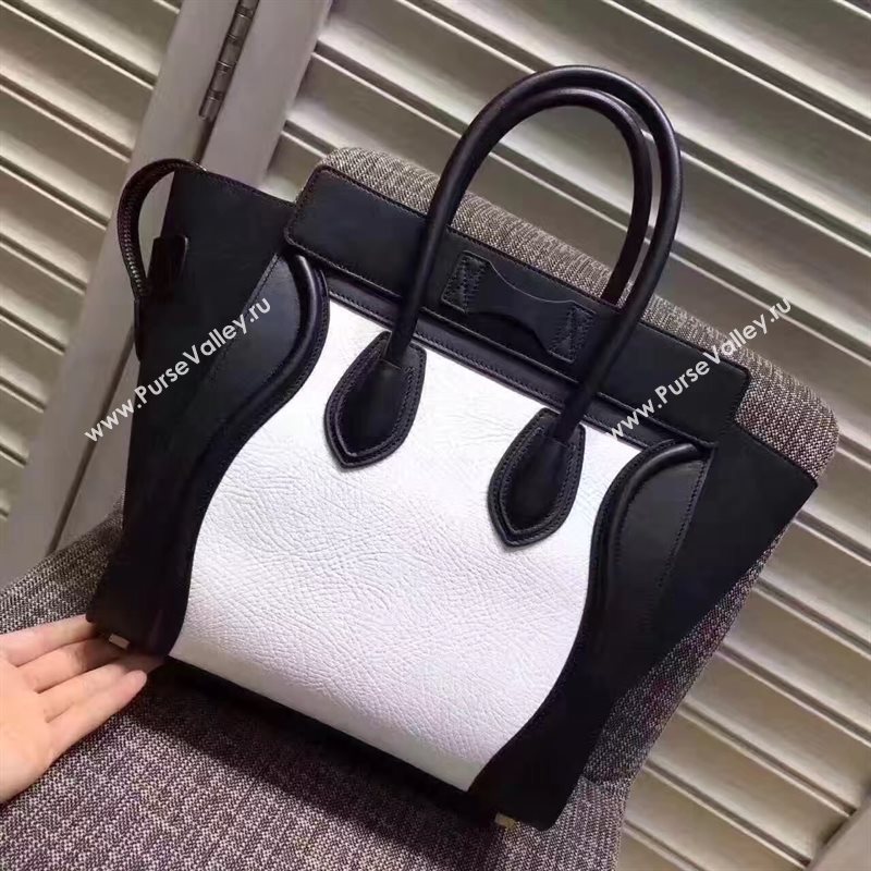 Celine medium black v Boston white bag 4671