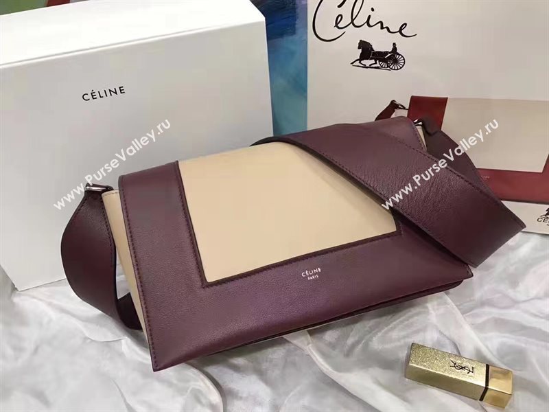 Celine wine v Frame nude bag 4673