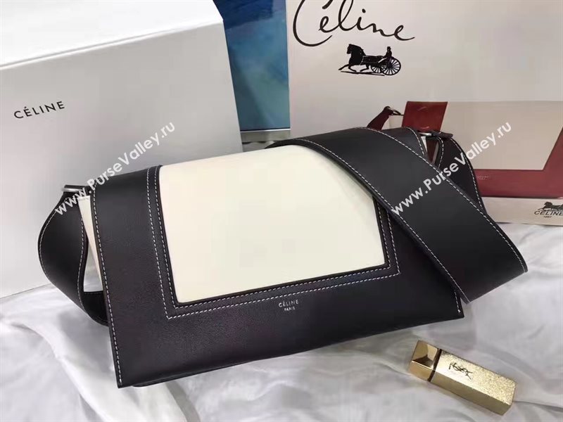 Celine black v Frame cream bag 4674