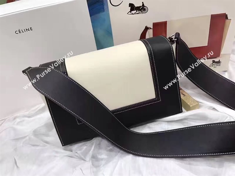 Celine black v Frame cream bag 4674