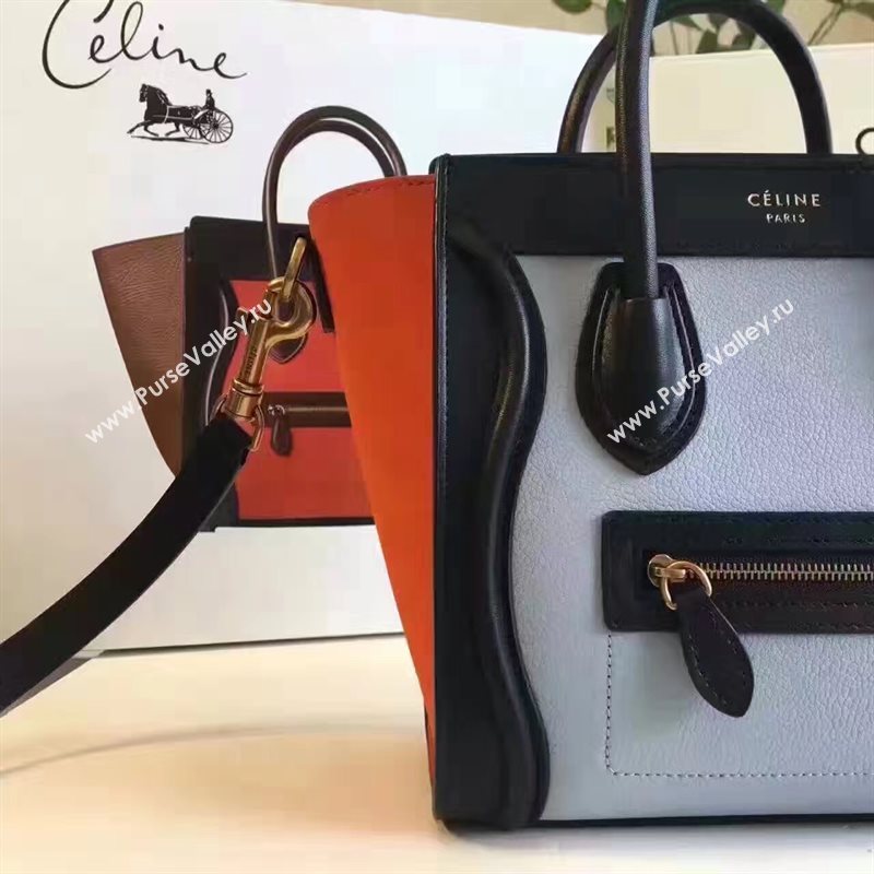 Celine nano black v Boston sky bag 4675