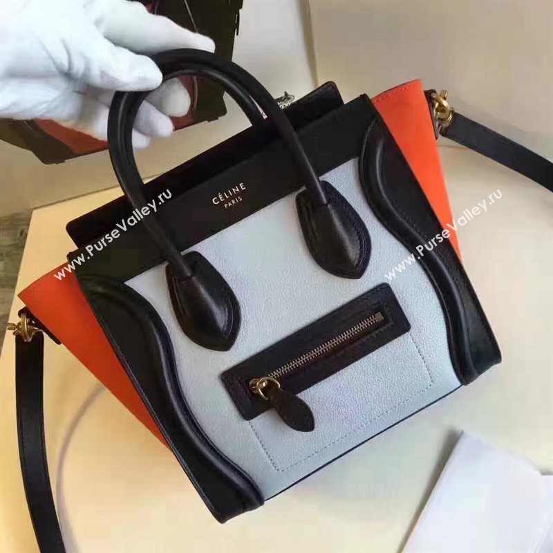 Celine nano black v Boston sky bag 4675
