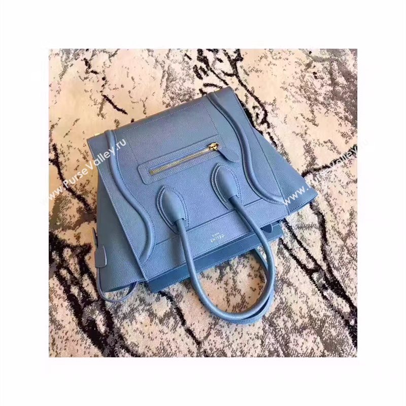 Celine medium blue Boston bag 4679