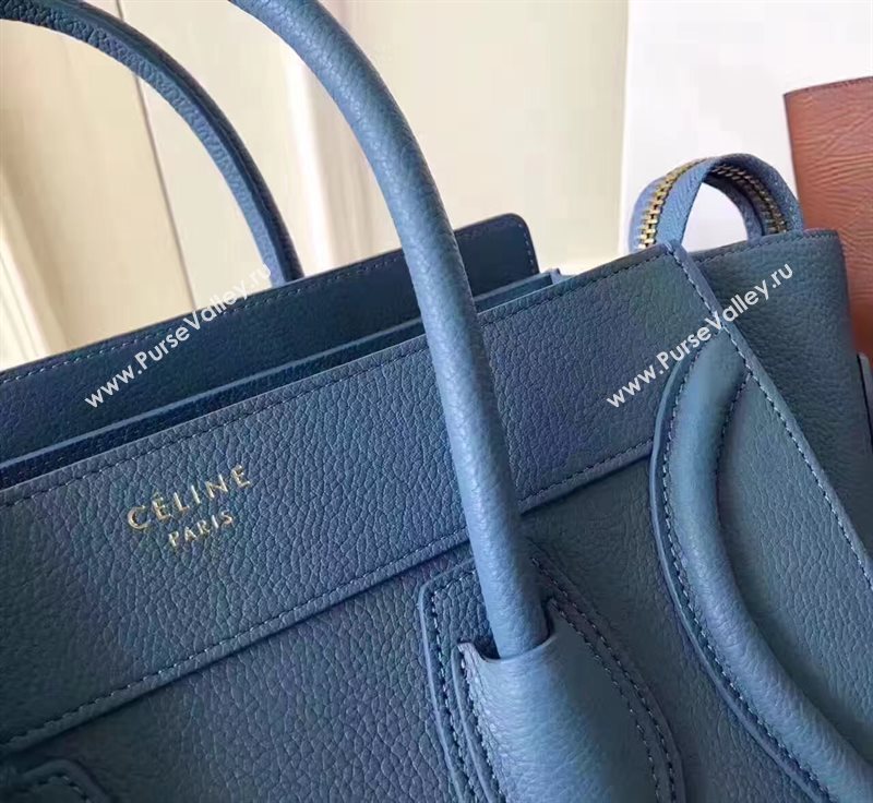 Celine medium blue Boston bag 4679