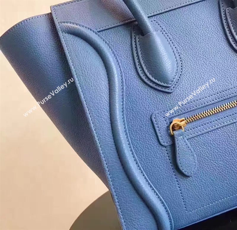 Celine medium blue Boston bag 4679