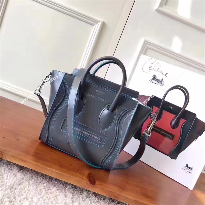Celine nano gray Boston bag 4681