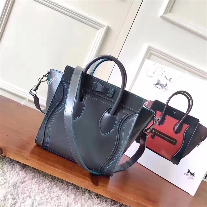 Celine nano gray Boston bag 4681