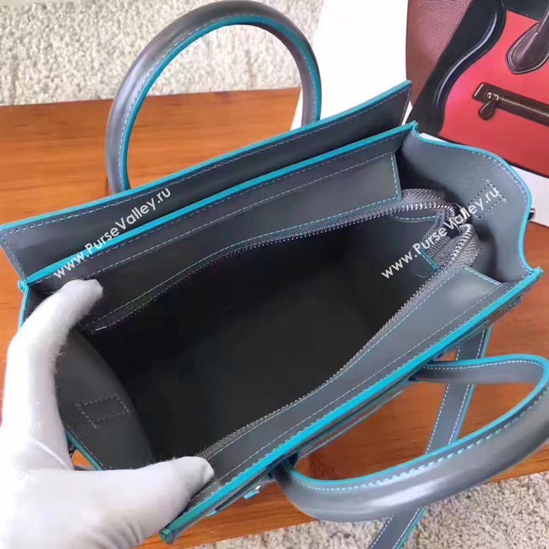 Celine nano gray Boston bag 4681