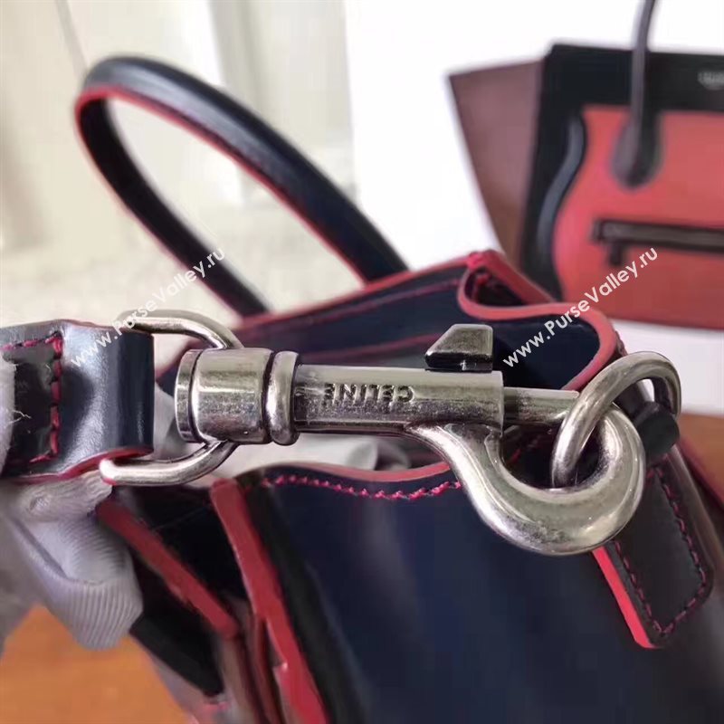 Celine nano black v Boston red bag 4682