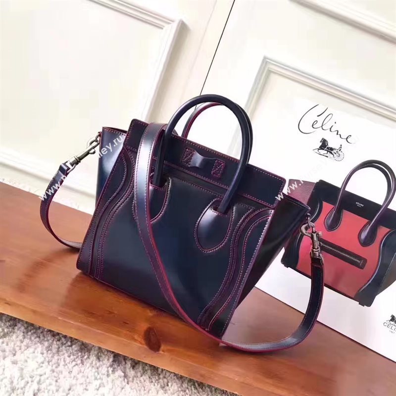 Celine nano black v Boston red bag 4682