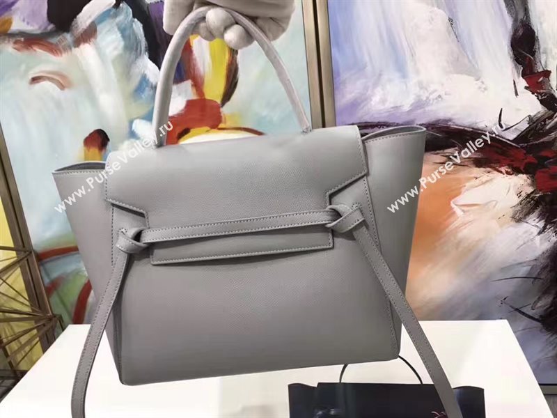 Celine medium light belt gray bag 4686