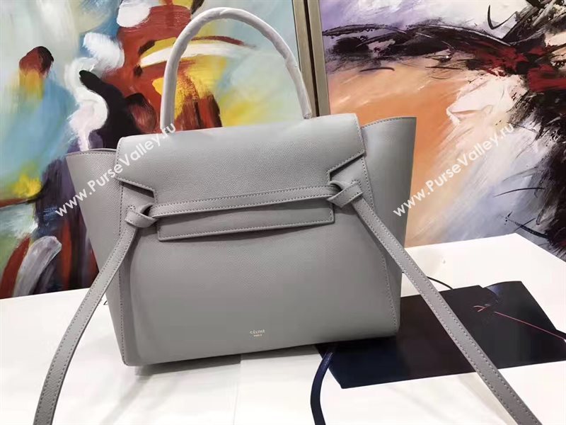 Celine medium light belt gray bag 4686