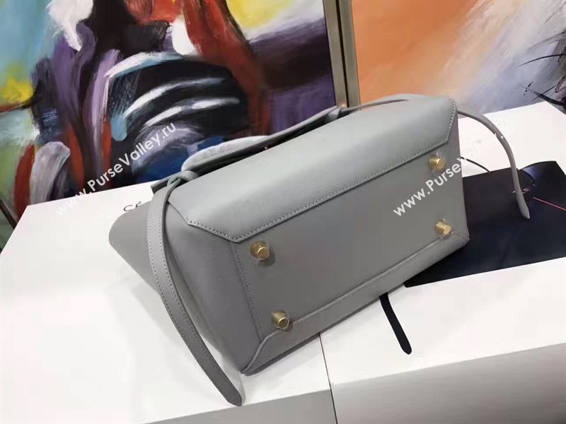 Celine medium light belt gray bag 4686