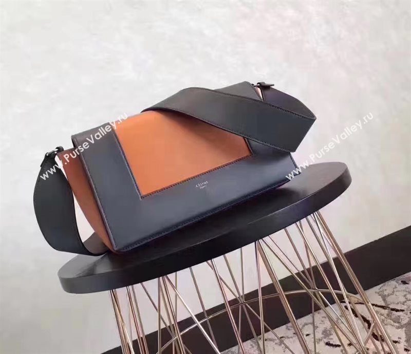 Celine gray v Frame orange bag 4692