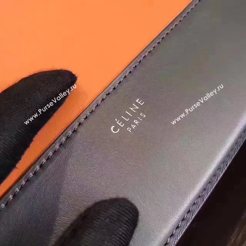 Celine gray v Frame orange bag 4692
