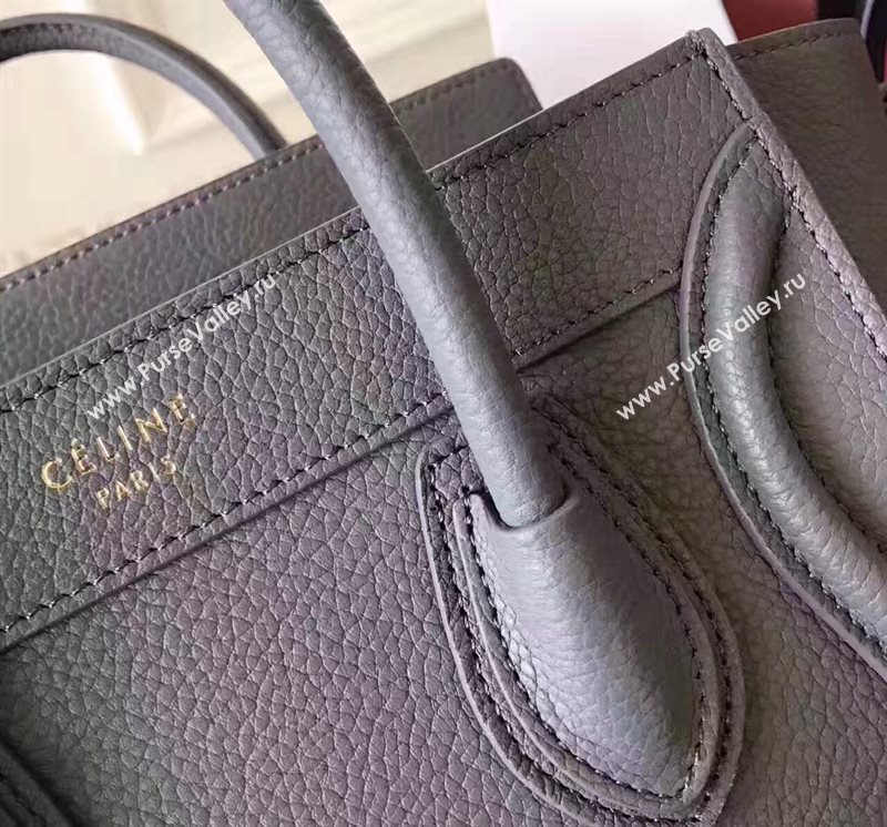 Celine nano Boston gray bag 4695