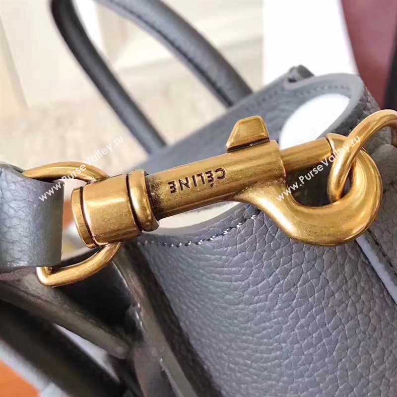 Celine nano Boston gray bag 4695