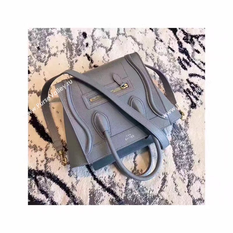 Celine nano Boston gray bag 4695
