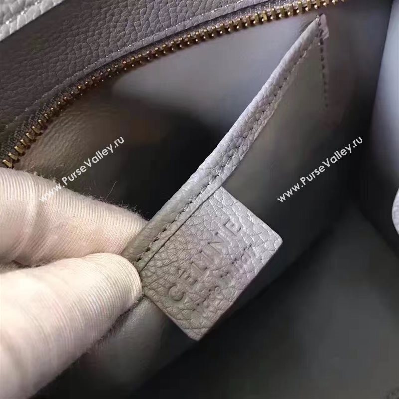 Celine nano Boston gray bag 4695