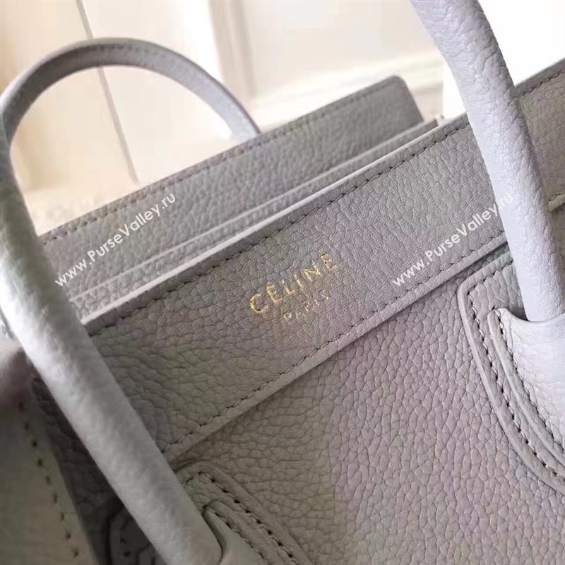 Celine nano light Boston gray bag 4696