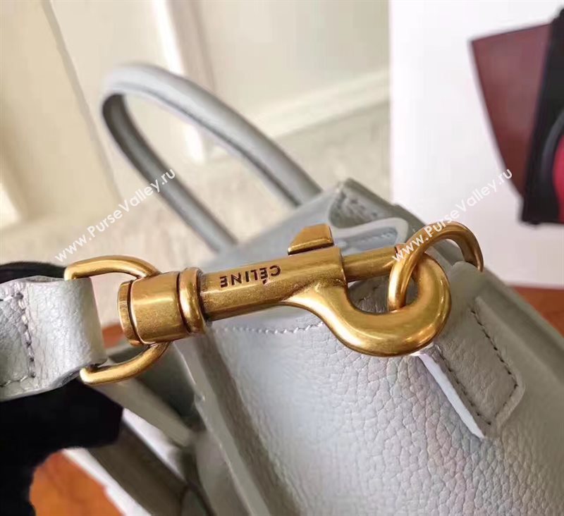 Celine nano light Boston gray bag 4696