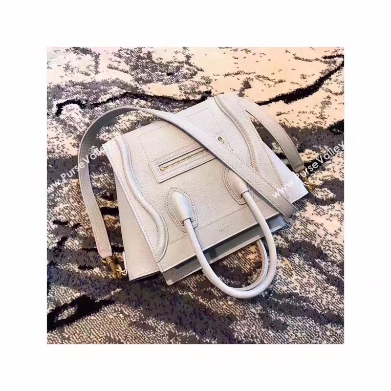 Celine nano light Boston gray bag 4696