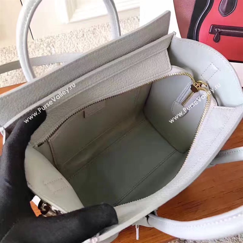 Celine nano light Boston gray bag 4696